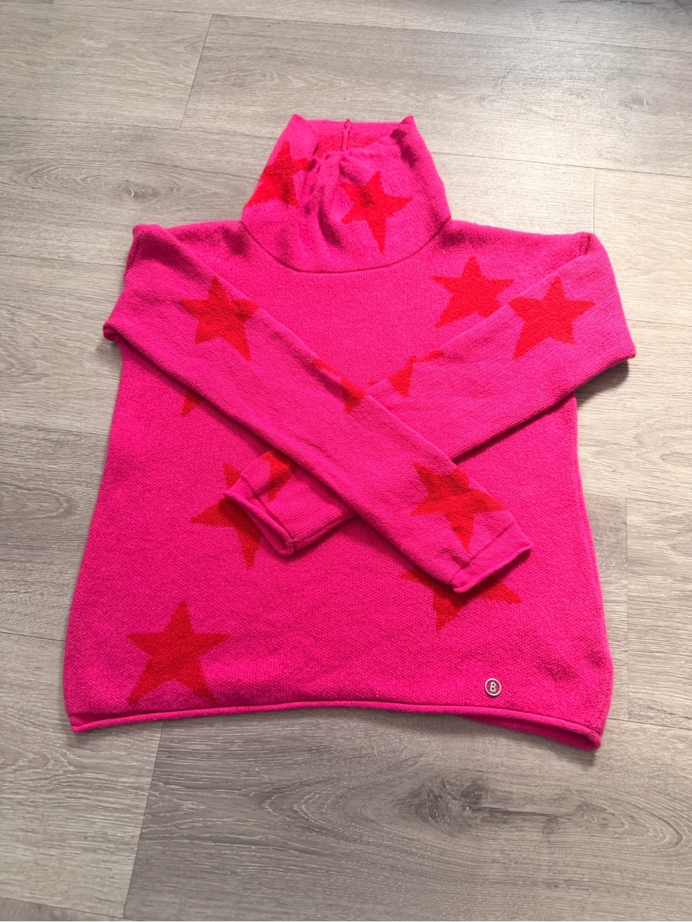 Bogner Pink Star Sweater